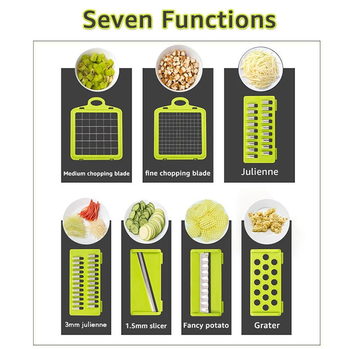 vegetable cutter multifunctional Slicer Fruit Potato Peeler Carrot Grater Kitchen accessories basket vegetable slicer.