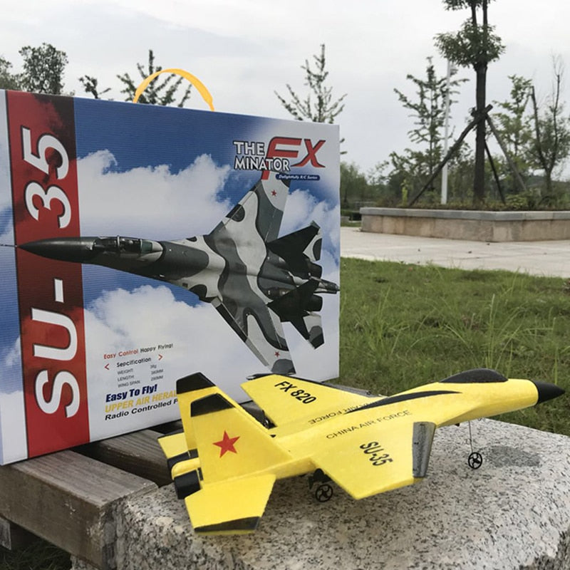 F16 SU35 2.4GHz 390mm big Wingspan EPP RC Fighter Done Battleplane RTF Remote Controller RC Aircraft Outdoor Education Toy.