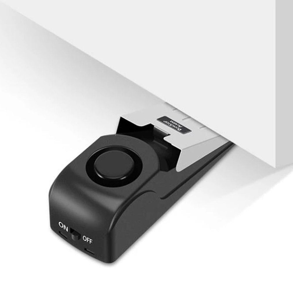 120 Db Stop System Security Home Wedge Shaped | Looking for a little extra security while traveling? The Door Stop Alarm Anti-theft Wireless Securit