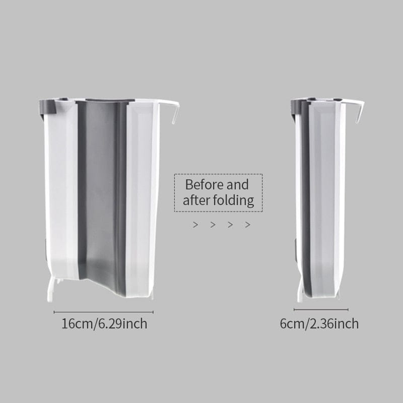 Foldable Kitchen Trash Can | Introducing our innovative Foldable Kitchen Trash Can, the ultimate solution for keeping your kitche