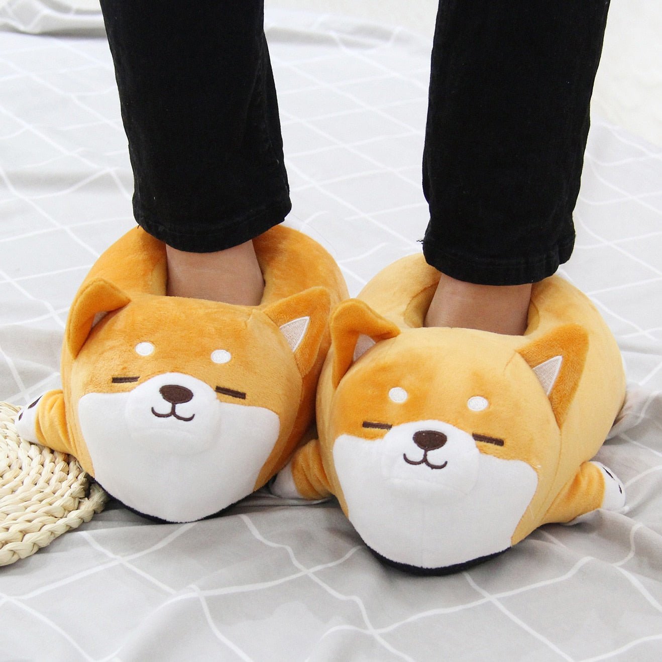 Puppy Home Plush Slippers | Treat your feet to something extra special with these Puppy Home Plush Slippers! These slippers are