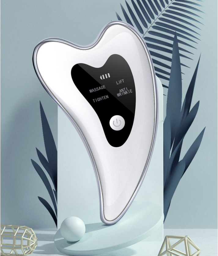 Electric USB Rechargeable Facial Scraping Body Guasha Massager Wrinkle Remover Board Scraping Scraper Tool Body Massage.