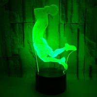 Shooting 3D night light smart home decoration light LED