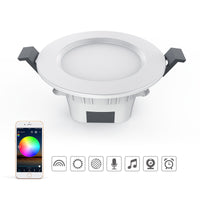 5W Indoor Lighting Smart Bluetooth Ceiling Light | light | 
 Model: ZJ-MHDA-RGBWW
 
 Control principle: BLUETOOTH4.0
 
 APP software type: Hao Deng
 
 Mobile v