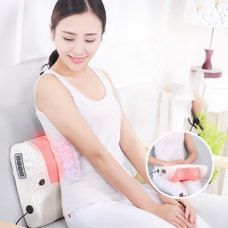 Electric multifunctional massage pillow.