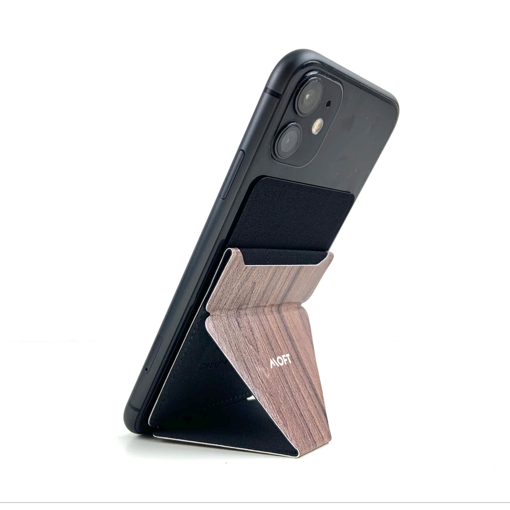 Invisible mobile phone folding stand.