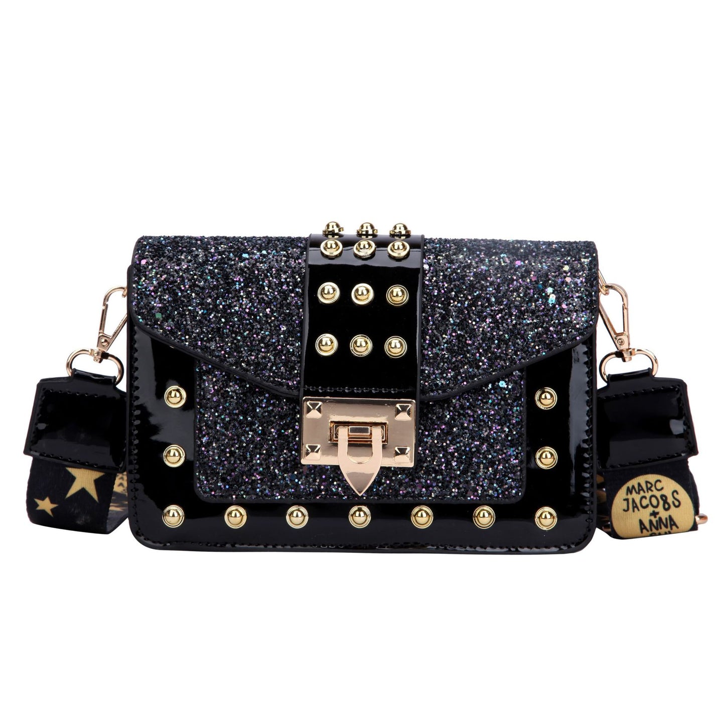 Women's Stylish Vintage Studded Handbag