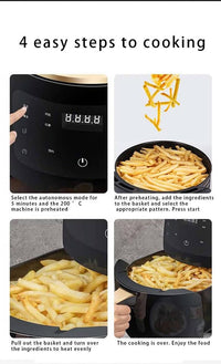 air fryer smart touch home electric fryer healthy cooking - 3