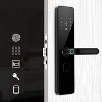 Unlock Fingerprint Lock, Smart Door Lock, Semi-automatic Fingerprint Lock,