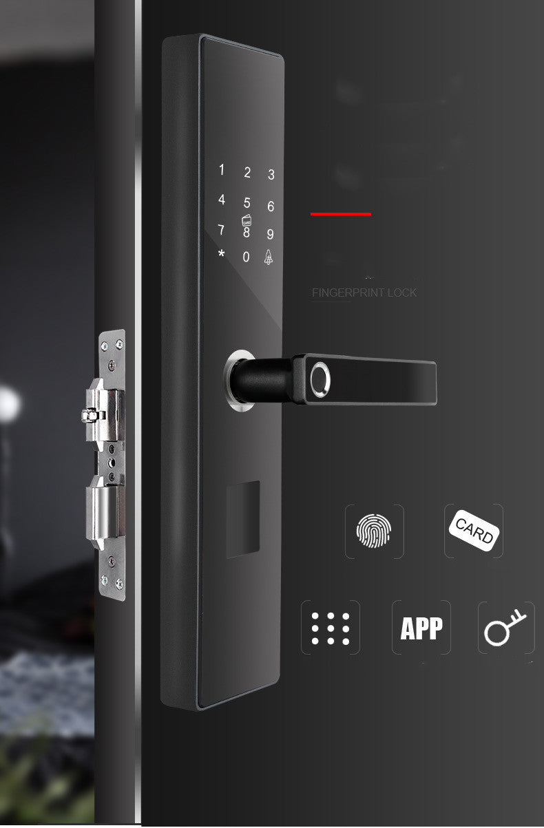 Unlock Fingerprint Lock, Smart Door Lock, Semi-automatic Fingerprint Lock,