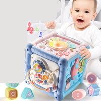 Baby Musical Box Toddler Funny Hand Drum Toy Baby Activity Cube Geometric Blocks | Baby Musical Box | 
 
  Overview:
  
 
 1. This baby music toy contains 14 functions in one to bring your baby a lot of