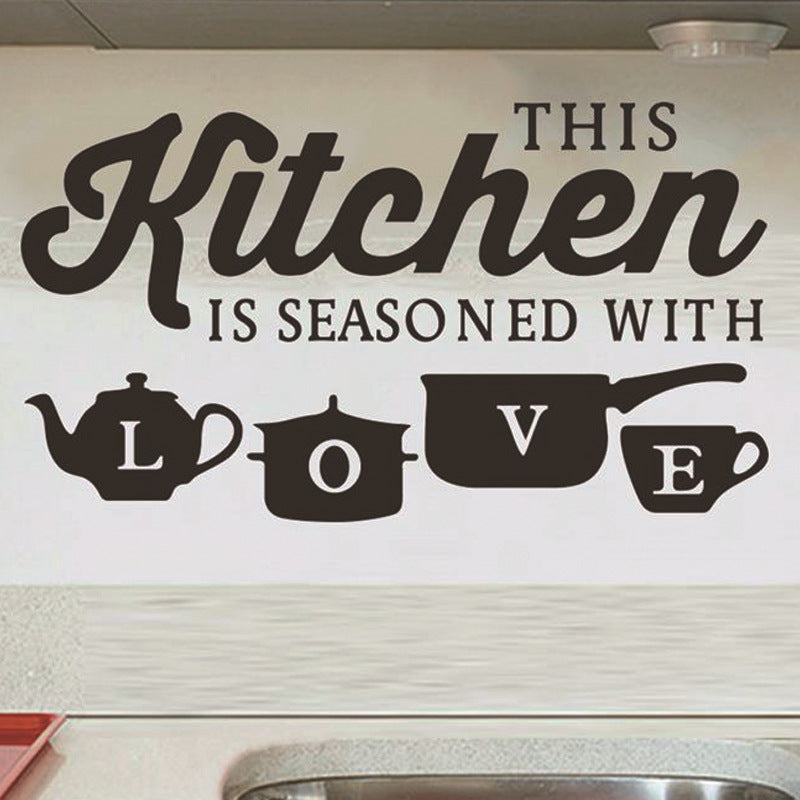 Kitchen Dining Room Creative Living Room Wall Sticker.