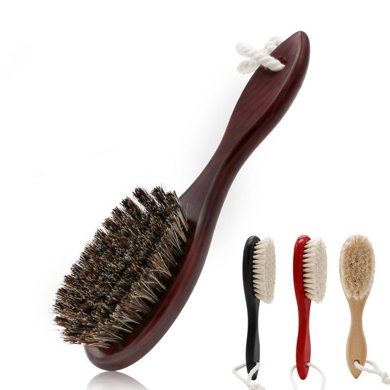 Hemu Paint Pure Horsehair Retro Gradient Haircut Hair Brush, Hair Brush, Oil Head Brush, Beard Care Set Comb