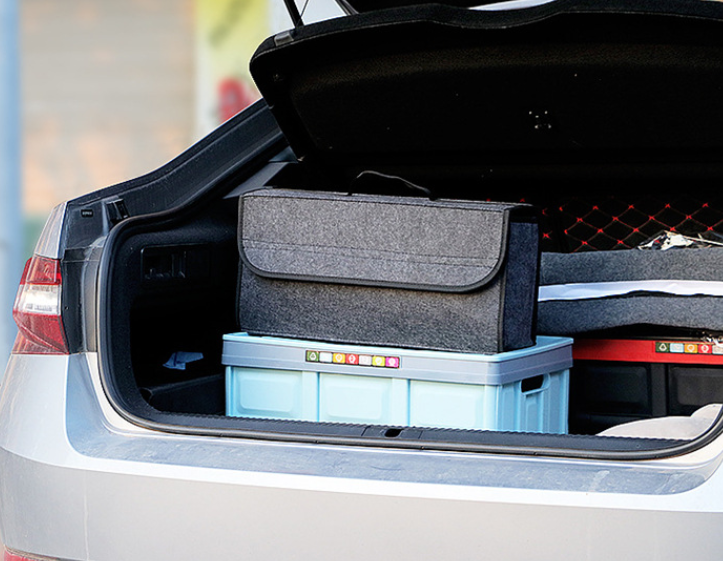 Car Storage Box Felt Foldable Car Storage Bag