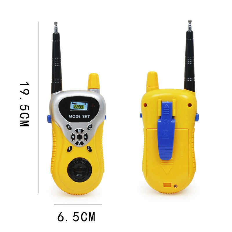 Cross-Border Exclusively For Children's Mini Walkie-Talkie Toys 2 Sets Of Wireless Smart Phone Parent-Child Interactive Outdoor Toys.