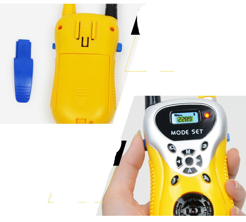 Cross-Border Exclusively For Children's Mini Walkie-Talkie Toys 2 Sets Of Wireless Smart Phone Parent-Child Interactive Outdoor Toys.