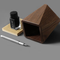 Wooden Pen Holder, Desk Top, Desk Storage Box, Stationery - Yours Essentials UK.