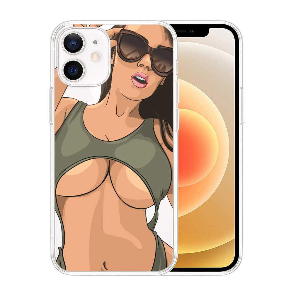 European And American Sexy Beauty Phone Case.