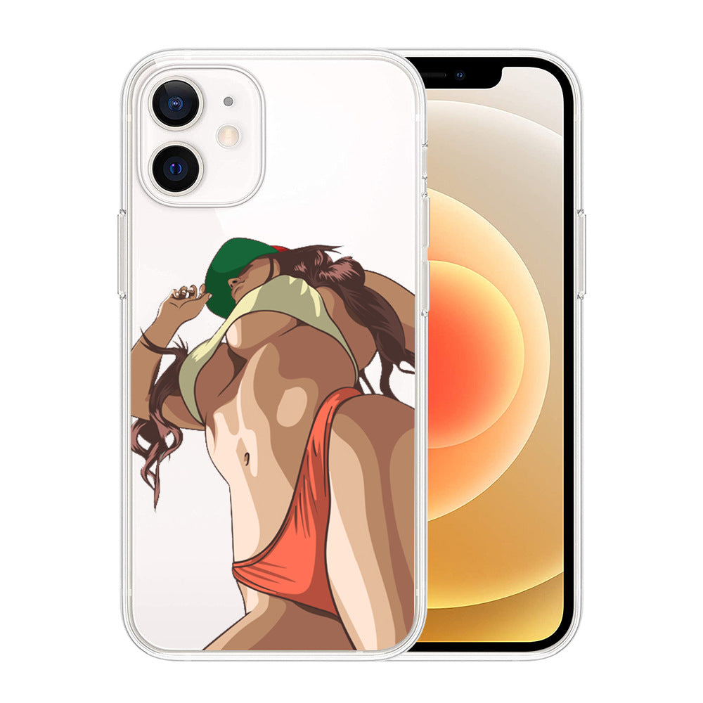 European And American Sexy Beauty Phone Case.