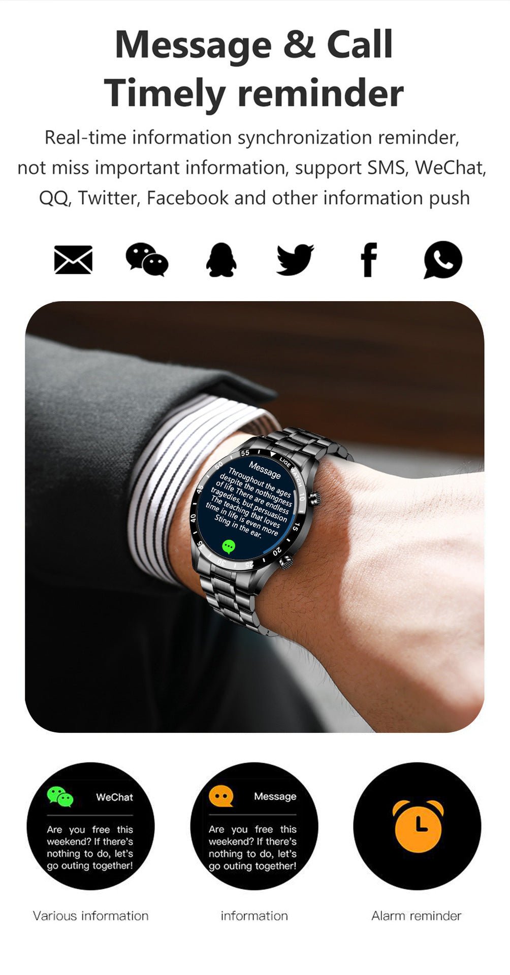 yoursessentials co Smart Wearable Watch UK