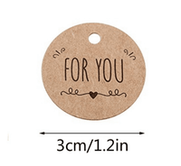 Kraft paper round label | office | Introducing our exquisite Kraft Paper Round Labels, the perfect touch of charm and elegance for your