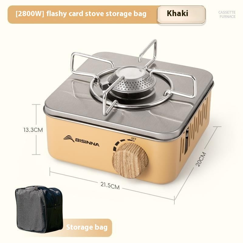 Portable Gas Stove Outdoor Appliances Burning Gaseous Fuels Camping