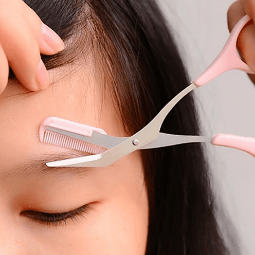 women's beauty tools eyebrow scissors - 0