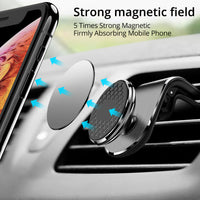 Car phone holder magnetic