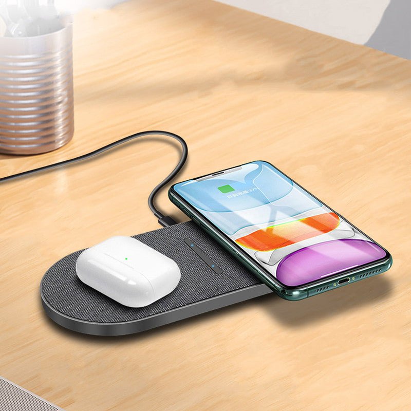 Wireless Charger 2 in 1 Pair 10W Quick Charge.