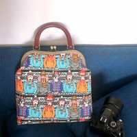 Women's canvas handbag