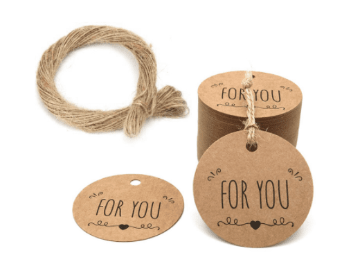 Kraft paper round label | office | Introducing our exquisite Kraft Paper Round Labels, the perfect touch of charm and elegance for your