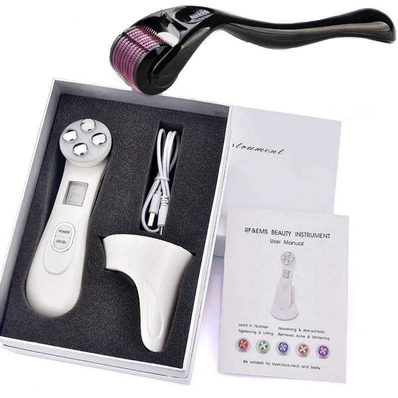 The Enchanting Rose Quartz Microneedle Facial Elixir | massage | Introducing our exquisite Facial Care Instrument with Microneedles, a true beauty marvel that will t