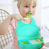 3D Baby Bibs Waterproof Feeding Soft Plastic Baby Saliva Towel Newborn Cartoon Aprons Baby Bibs | baby feeding | 
 Overview
 
 Can be used as a snack box.
 
 Serve as a bib to keep food from falling on the clothin