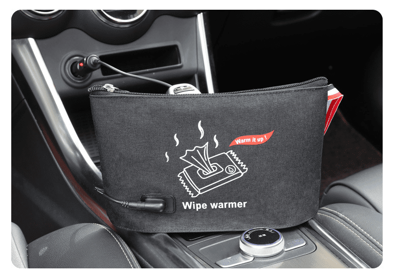 Baby Wipe Warmer Bag | baby care | 
 
  Material: Polyester
  
  Car recharge
  
  Current: 1.6A
  
  Voltage: 12A
  
  Power: 20W
 
 
