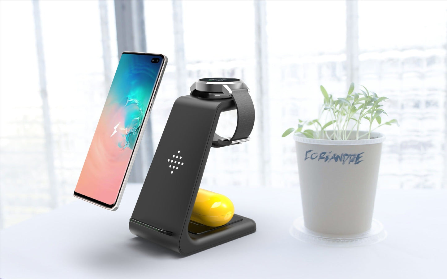 3 In 1 Fast Charging Station Wireless Charger Stand Wireless Quick Charge Dock For Phone Holder | phone charger | 
 Note：
 
 Non-Apple branded products,Compatible with iPhone models
 
 


 Overview:

Wireless cha