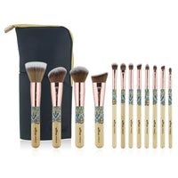 12 makeup brushes set - 0