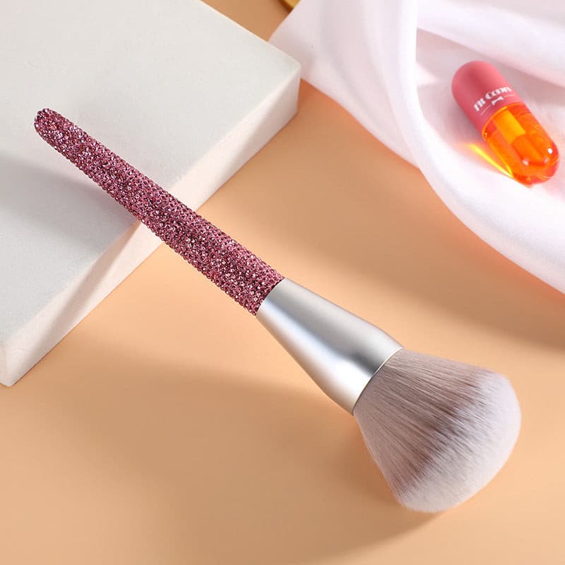Diamond Encrusted Makeup Brush Soft Bristle Makeup Tool.