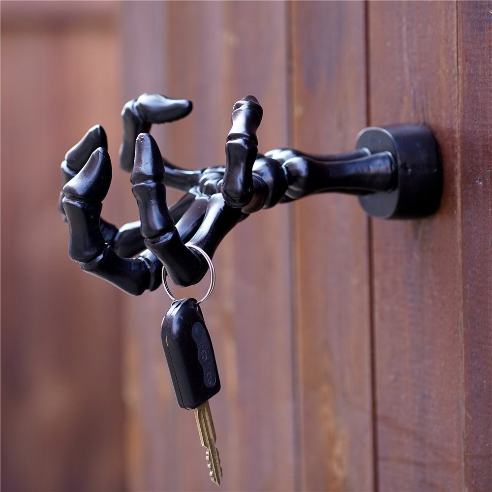 Wall Skeleton Hand Pendant Storage Hook | Wall Skeleton Hand Pendant | 
 Product information:
 
 Product category: ordinary hook
 
 Material: resin
 
 Style: single hook
 