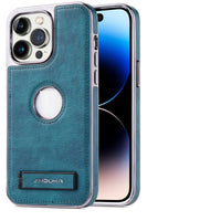 Applicable Phone Case All-inclusive Drop-resistant High-grade Leather Bracket Shell | Phone Case | 
 Product information:
 
 Color: black, brown, navy blue, dark purple, dark green
 
 Applicable mode