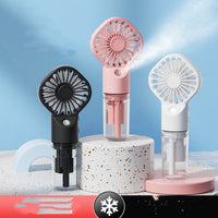 Strong Power Spray Humidification Small Fan Humidification Usb Charging Portable Fan Icy And Refreshing Fan Water Supplement.