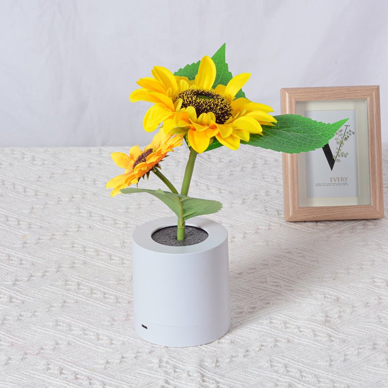 Rechargeable Sunflower Led Simulation Night Light Table Lamp Simulation Flowers Decorative Desk Lamp For Resturaunt Hotel Wedding Gift | light | 
 Overview:

Artificial Flower Lamp Design

 Hypoallergenic. No Maintenance. Pet-Friendly Flowers.
 