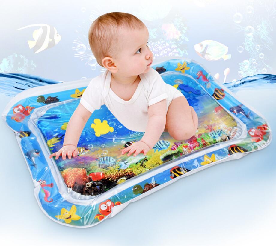 Baby Inflatable Water Mat, Infants Summer Beach Water Mat Patted Pad Water Cushion For Infants Toddlers Summer Fun Activity Play Toys Baby Pillows | Baby Inflatable Water Mat | 
 


 Overview:

PVC Water-filled baby Patted pad, exercise your child's attention and hands-on inte