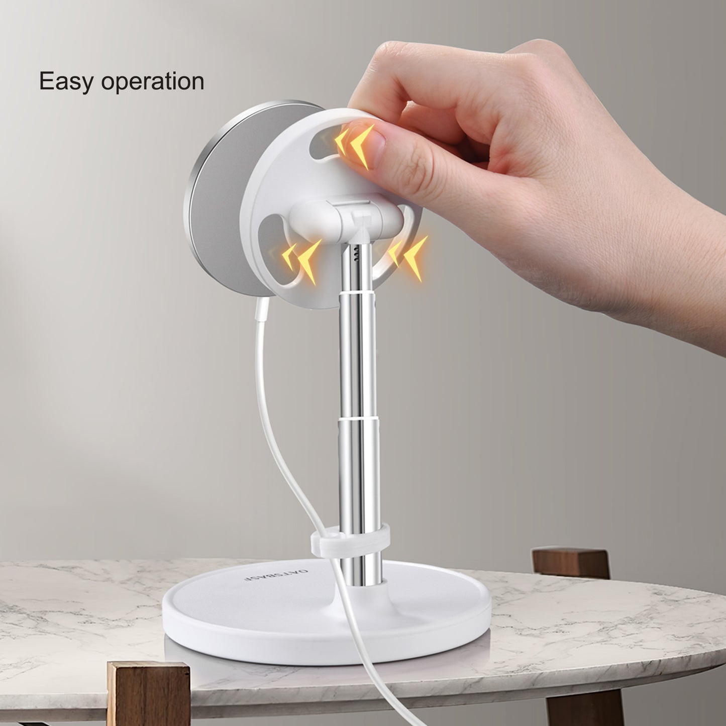 Magnetic Wireless Phone Charger Stand Adjustable Telescopic.