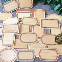 Vintage Kraft Paper Labels Stickers For Scrapbooking Happy Planner