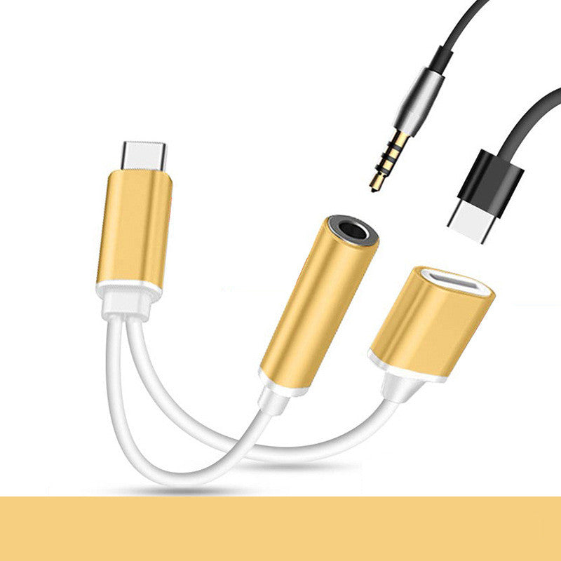 Type-C To 3.5mm Headphone Jack Adapter Cable.