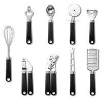 Creative Plastic Handle Stainless Steel Kitchen Utensils.