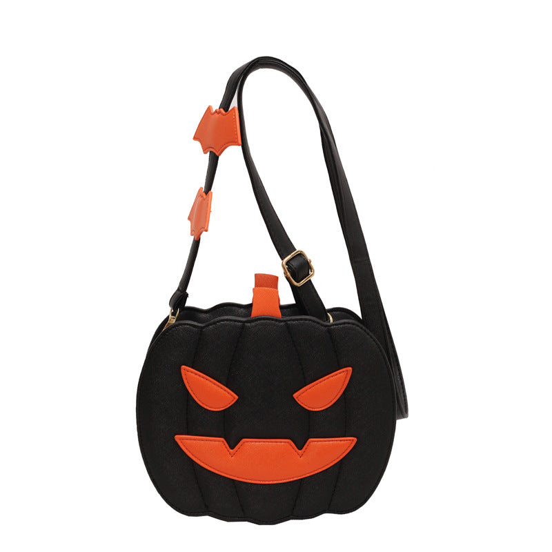 2023 Halloween Bags Funny Pumpkin Cartoon Shoulder Crossbody Bag With Bat Personalized Creative Female Bag | Halloween Bags Funny Pumpkin | 
 Overview:
 
 Unique design, stylish and beautiful.
 
 Good material, comfortable wear.
 
 A variet