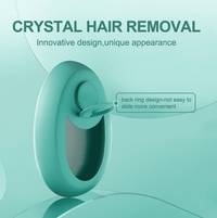 CJEER Upgraded Crystal Hair Removal Magic Crystal Hair Eraser For Women And Men Physical Exfoliating Tool Painless Hair Eraser Removal Tool For Legs Back Arms | Crystal Hair Removal | 
 Overview:
 
 Eco-Friendly and Reusable: 
 The surface of the new crystal hair removal device is ma