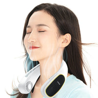 Portable And Silent Leafless Lazy Neck Fan.