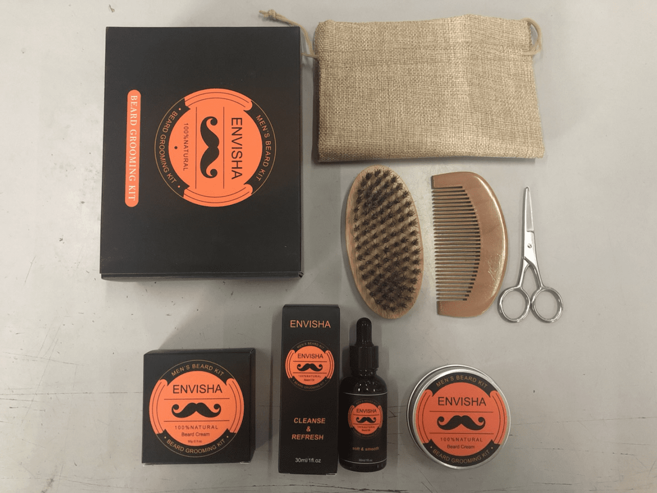 Ultimate Grooming Essentials: Complete Men's Beard Care Kit | hair care | Introducing our exceptional Men's Beard Care Kit, the ultimate solution for maintaining a well-groom